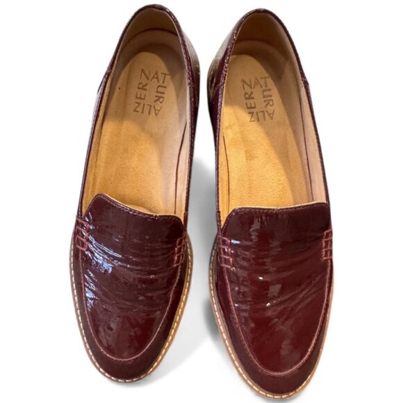 Naturalizer Andie Loafers – Women’s 8M – Burgundy Patent Leather – Great Cond - Picture 3 of 9